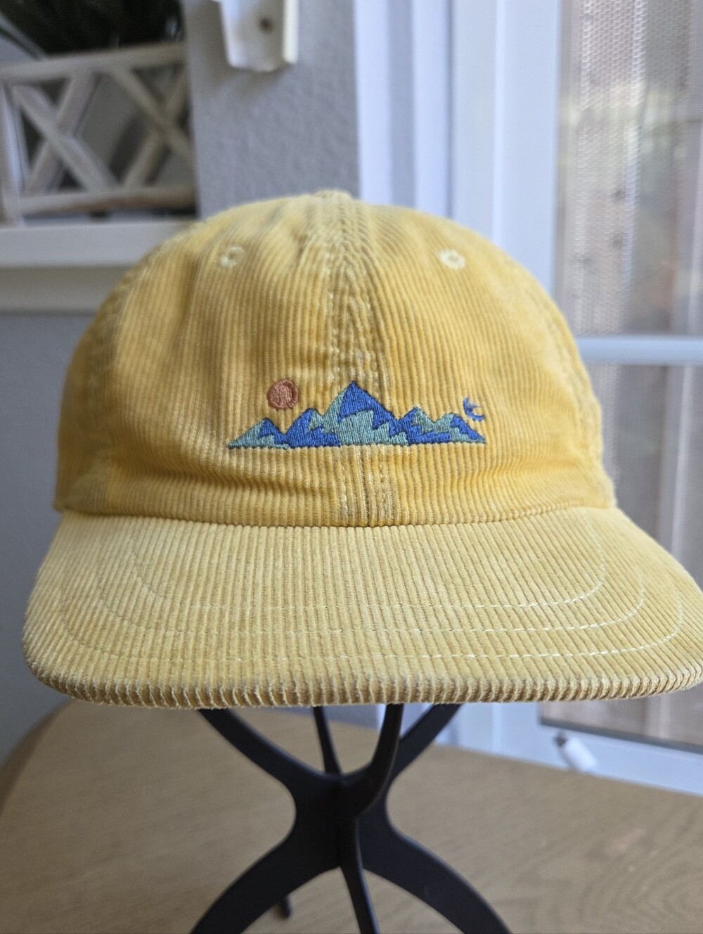 Patagonia Corduroy Snapback Hat Spirited Seasons Cap Skyline - Yellow